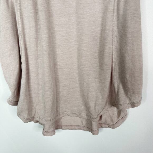 Calvin Klein Performance XSmall Epic Knit Strappy Tank Top Even Sand Cream Mauve - Picture 4 of 10